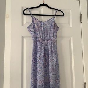 Paisley maxi dress